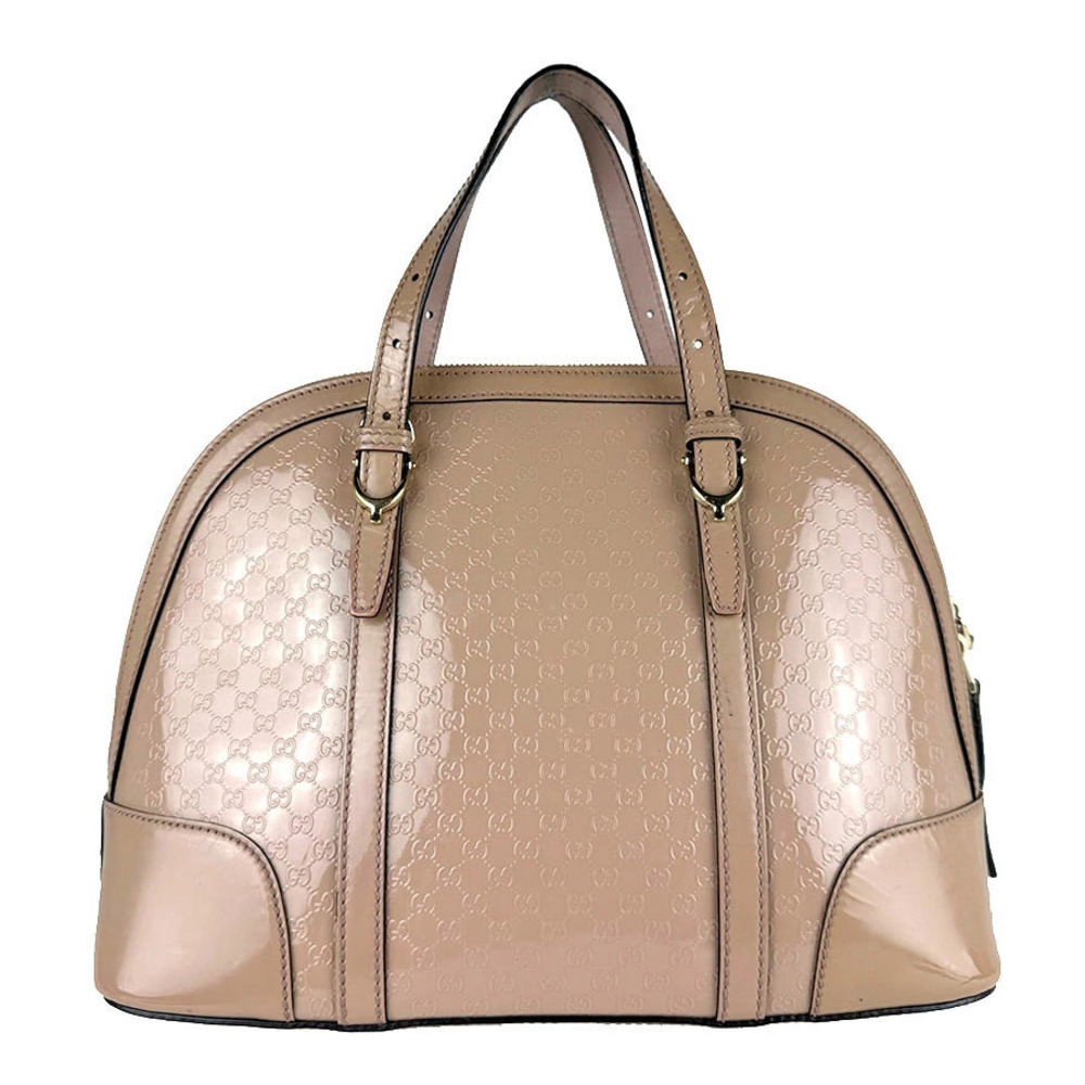 Gucci Microguccissima Leather 2Way Shoulder Bag Beige Pink